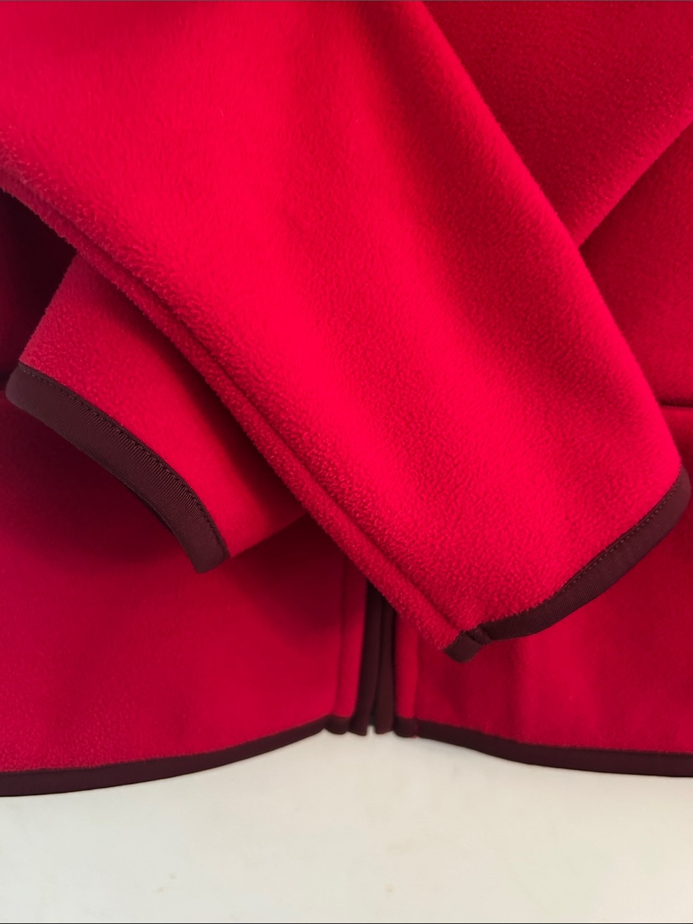 Coldwater Creek Red Zip-Front fleece Jacket, Size Small (6-8) Women’s - Picture 7 of 10
